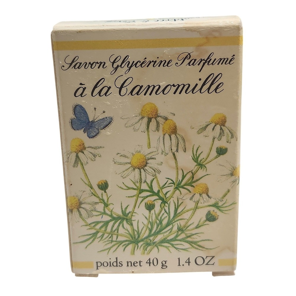 Crabtree & Evelyn Camomile Glycerin Soap Bar Vintage London 40g 1.4oz Savon‎ New